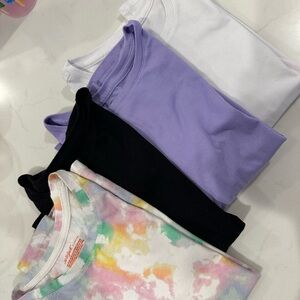 Set of 4 Colorful T-Shirt Bundle